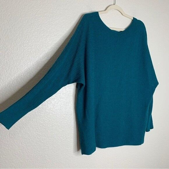 Vila Milano Women’s Size 1X Dolman Sleeves Ribbed Knit Sweater - Picture 3 of 11